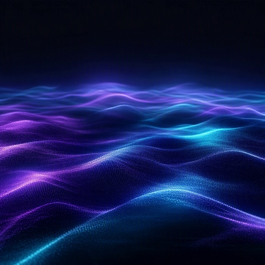 The Tide — luminous waves on a digital sea